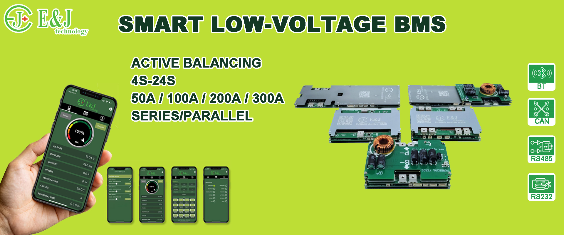 Quality High Voltage BMS factory