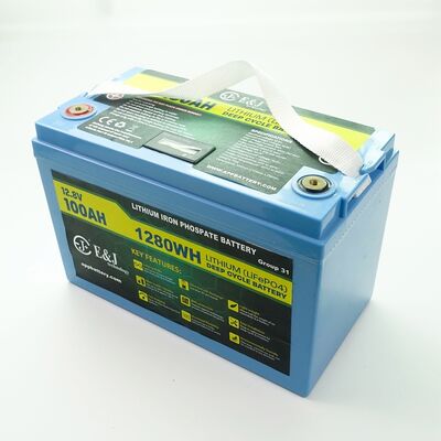 Deep Cycle 12V 100Ah Drop In Lead Acid Replacement Lithium Battery For Home Energy Storage System