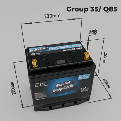 Good price BCI Group 35 12V 50Ah 60Ah 700CCA 900CCA Lithium Car Start Battery For Mercedes Benz Honda online