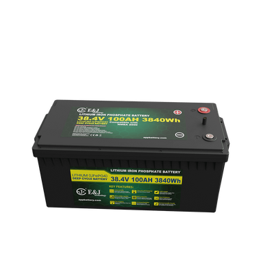 Good price 36V 100Ah Smart LiFePO4 Battery Pack Bluetooth CANBUS 4000 Cycles For Uninterruptible Power online