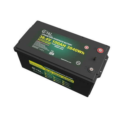 품질 36V 100Ah Marine LiFePO4 Battery Active Balancing Bluetooth Heated Connector 6000 Cycles 공장