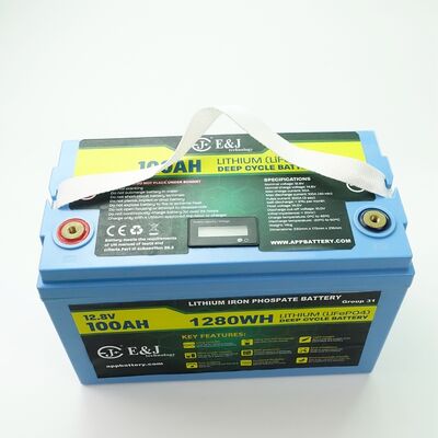 Qualität Golf Cart 12v 100ah Lifepo4 Battery With Smart BMS Low Temperature Heating Mat Fabrik