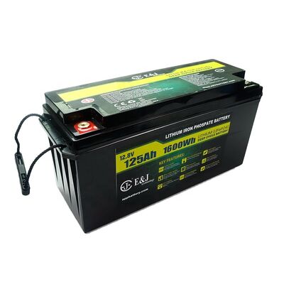 Qualität 12.8V 125Ah BT Smart BMS Lifepo4 Battery For Camping RV Caravan Fabrik