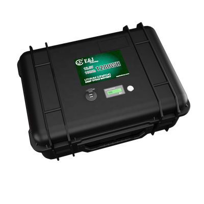 품질 2000W 12V 100Ah LiFePO4 Portable Battery Power Station Waterpoof IP68 공장