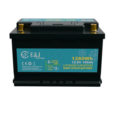 Good price 12.8V 100Ah H6 BT Heating LiFePO4 Battery Pack VW T5 T6 T6.1 Underseat +4000 Cycles online