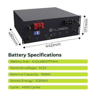 Good price 48V 100Ah Semi Solid State Lithium Battery Active Balancing Self Heating 4000 Cycles online
