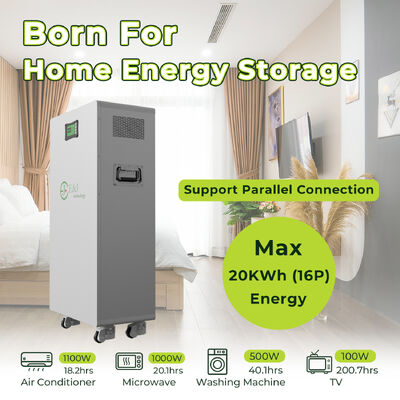 Ποιότητα 48V 392Ah 20kWh Solar Battery Cabinet Type LiFePO4 ESS Compatible With Deye Victron Growatt Inverters Floor Mounted Lithium εργοστάσιο