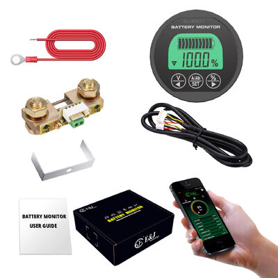 Good price Pure Copper Shunt Battery Monitor For Battery Pack 150A Current Monitoring 8-80V Voltage Range online