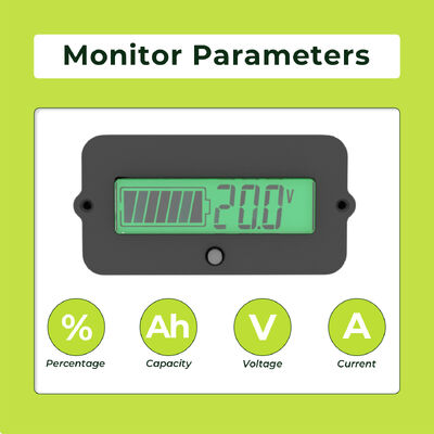 Good price LCD Screen Wireless Battery Monitor 150A Coulometer Replacement For Voltage Meter online