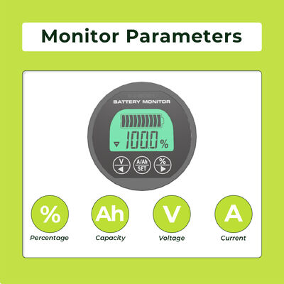 Good price Smart Shunt LCD Wireless Battery Monitor 6M Shielded Cable Battery Guard For Battery Pack online